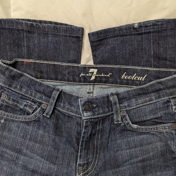 7 for all Mankind jeans 24 bootcut style - Picture 3 of 4